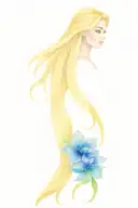 rapunzel tattoo design idea