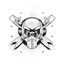 space marine tattoo design idea