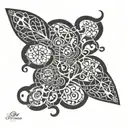 bindrunes full sleeve tattoo design idea