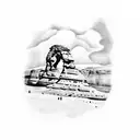 delicate arch monument  tattoo design idea