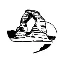 delicate arch monument  tattoo design idea