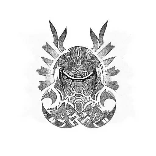 Combine traditional tribal patterns with iconic symbols of the Philippines tattoo design idea