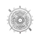 motherhood symbol tattoo design idea