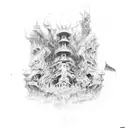 текст "EXODUS" tattoo design idea