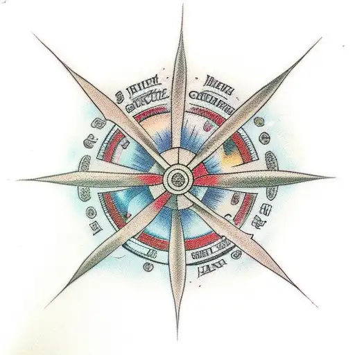 The wheel of time tattoo design idea