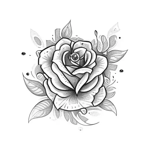 pulmão com flores tattoo design idea