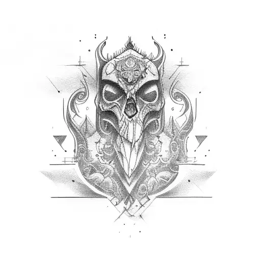 dark lettering  tattoo design idea