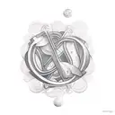 Typography S M E tattoo design idea