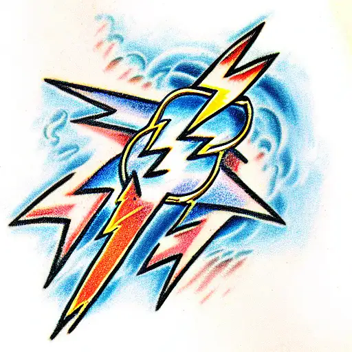 Lightning Bolt tattoo design idea