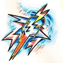 Lightning Bolt tattoo design idea