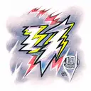 Lightning Bolt tattoo design idea