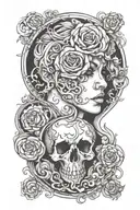 dissociation disease tattoo design idea