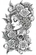 dissociation disease tattoo design idea