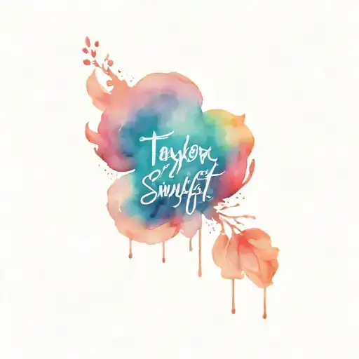 taylor swift lyrics as images tattoo design idea