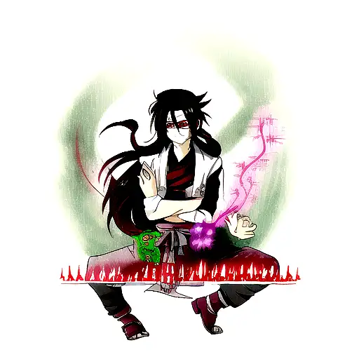 shisui uchiha with susano tattoo design idea