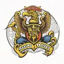 marine corps eagle globe and anchor tattoo design idea