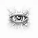 many eye balls looking at you tattoo design idea
