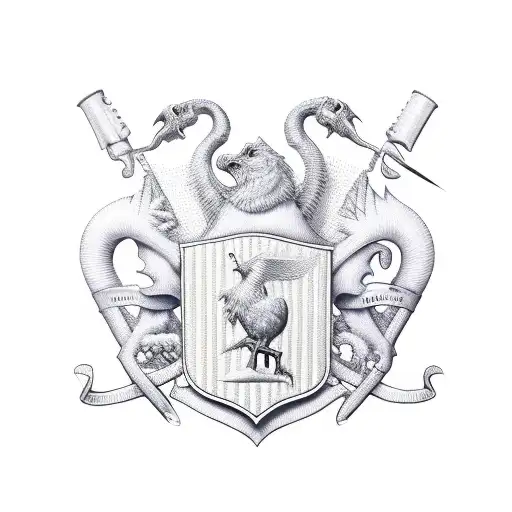 Smith Family Coat of Arms tattoo design idea