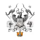 Smith Family Coat of Arms tattoo design idea