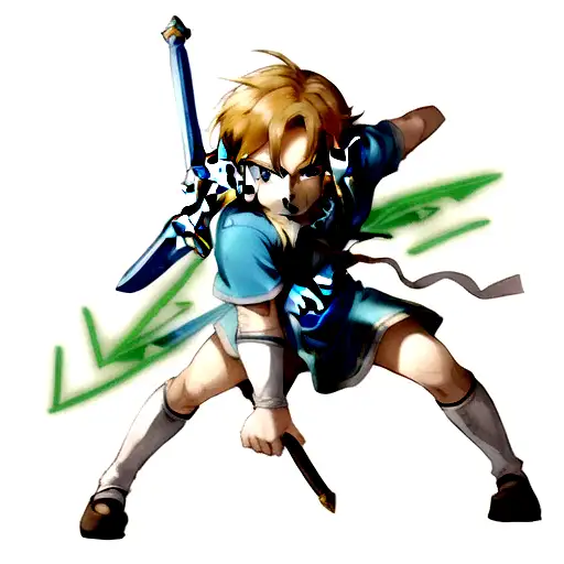 Zelda master sword with kologs tattoo design idea