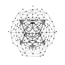 A constellation of Scorpio and Leo zodiac signs in an intertwined pattern tattoo design idea