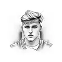 Jake Paul  tattoo design idea