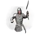 gladiators armor tattoo design idea