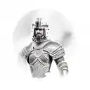 gladiators armor tattoo design idea