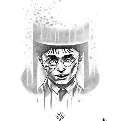 Harry potter dark mark tattoo design idea