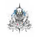 Harry potter dark mark tattoo design idea