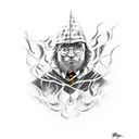 Harry potter dark mark tattoo design idea