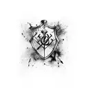 Harry potter dark mark tattoo design idea