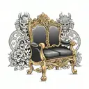 chairs tattoo design idea