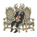 chairs tattoo design idea