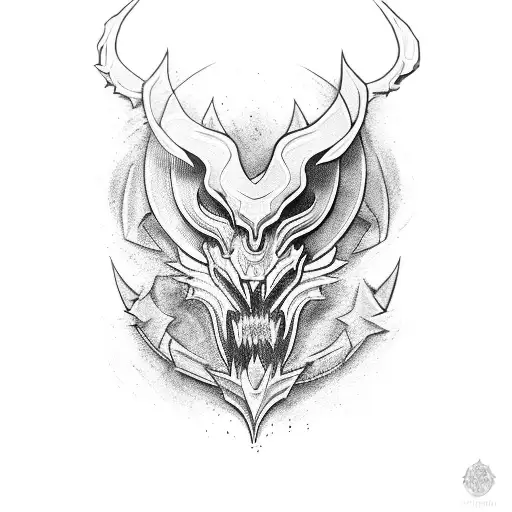 weapon tattoo design idea