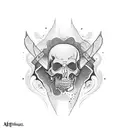 machete tattoo design idea