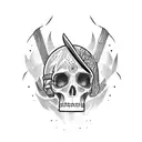 machete tattoo design idea