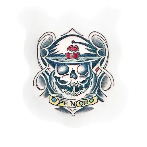 Open door tattoo design idea