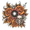 a tattoo representing the following lyrics " who cares if one more light goes out in a millions stars, well I do tattoo design idea