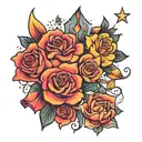 a tattoo representing the following lyrics " who cares if one more light goes out in a millions stars, well I do tattoo design idea