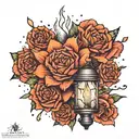 a tattoo representing the following lyrics " who cares if one more light goes out in a millions stars, well I do tattoo design idea