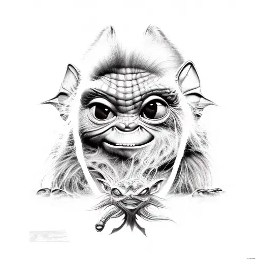 gremlin tattoo design idea