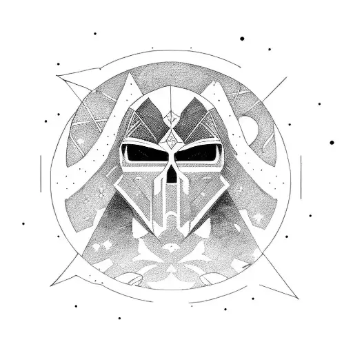Assassin of the moon tattoo design idea