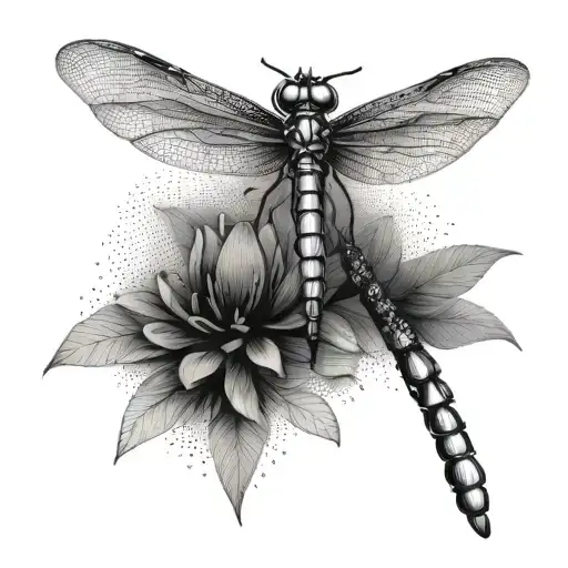 Dragonfly tattoo design idea