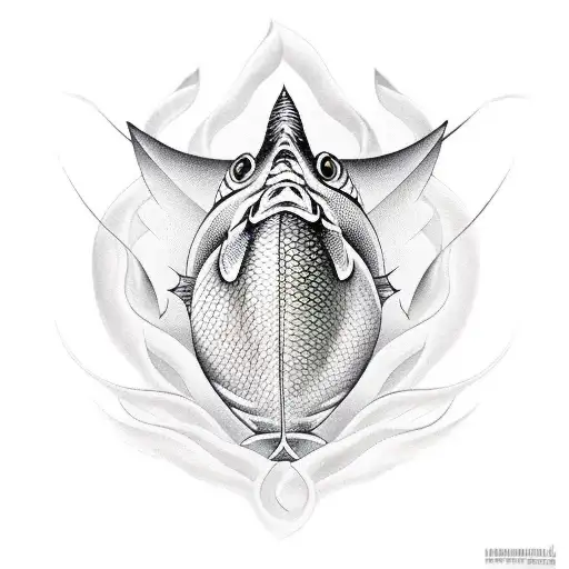 carp tattoo design idea