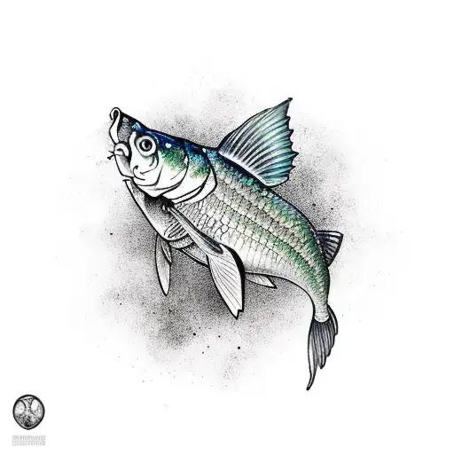 carp tattoo design idea