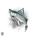 carp tattoo design idea
