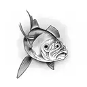 carp tattoo design idea