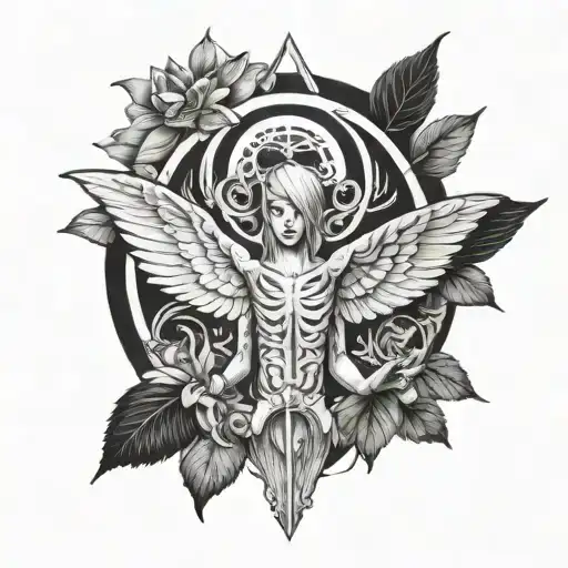 nirvana in utero tattoo design idea