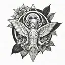 nirvana in utero tattoo design idea